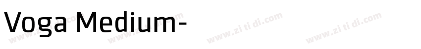 Voga Medium字体转换